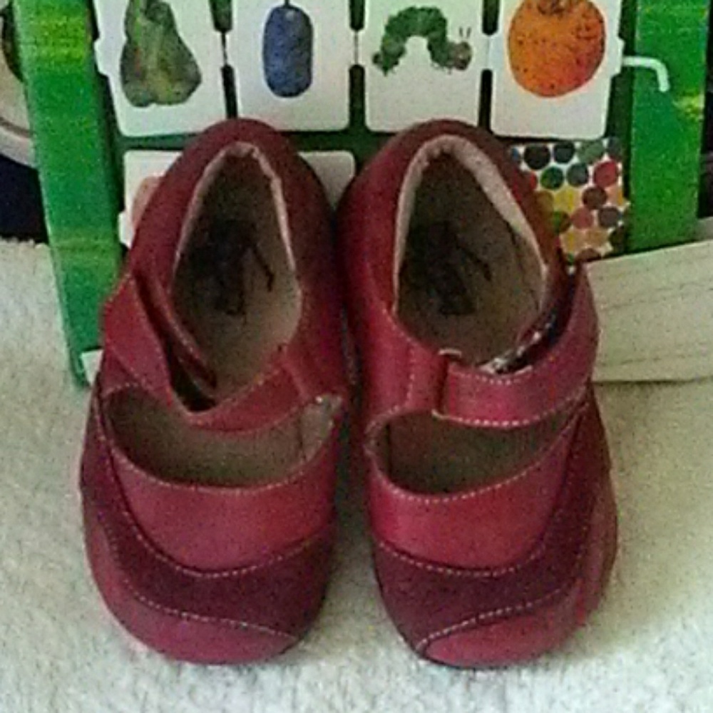 See Kai Run Red Leather Mary Jane's Size6